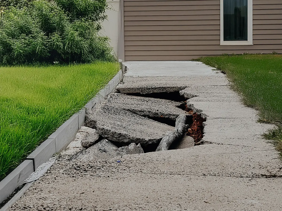 Cracked Concrete