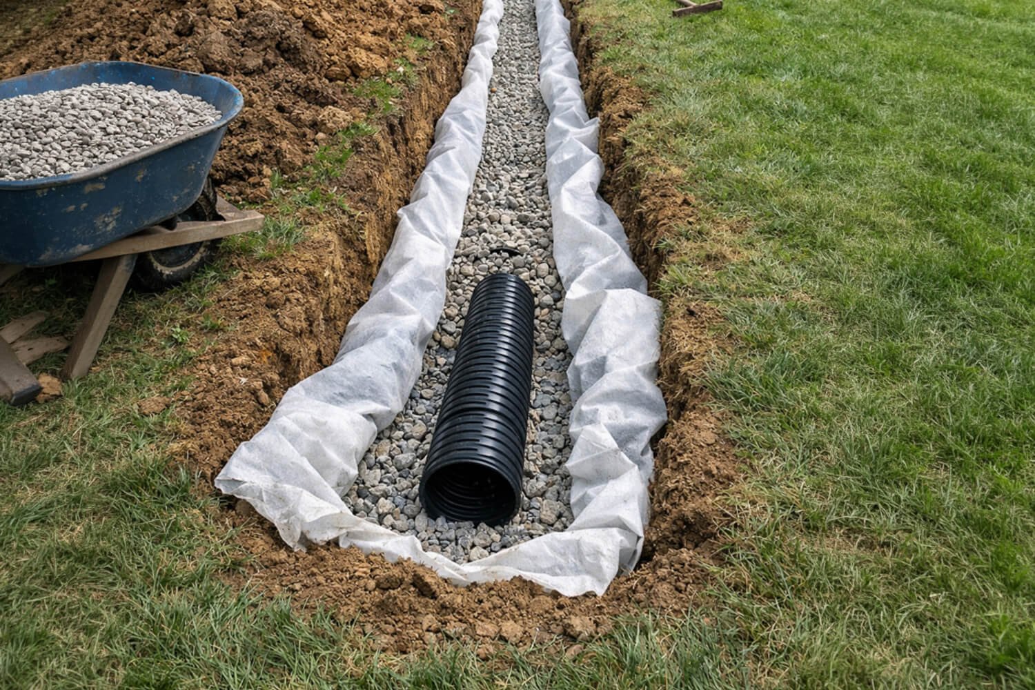 French Drain Install